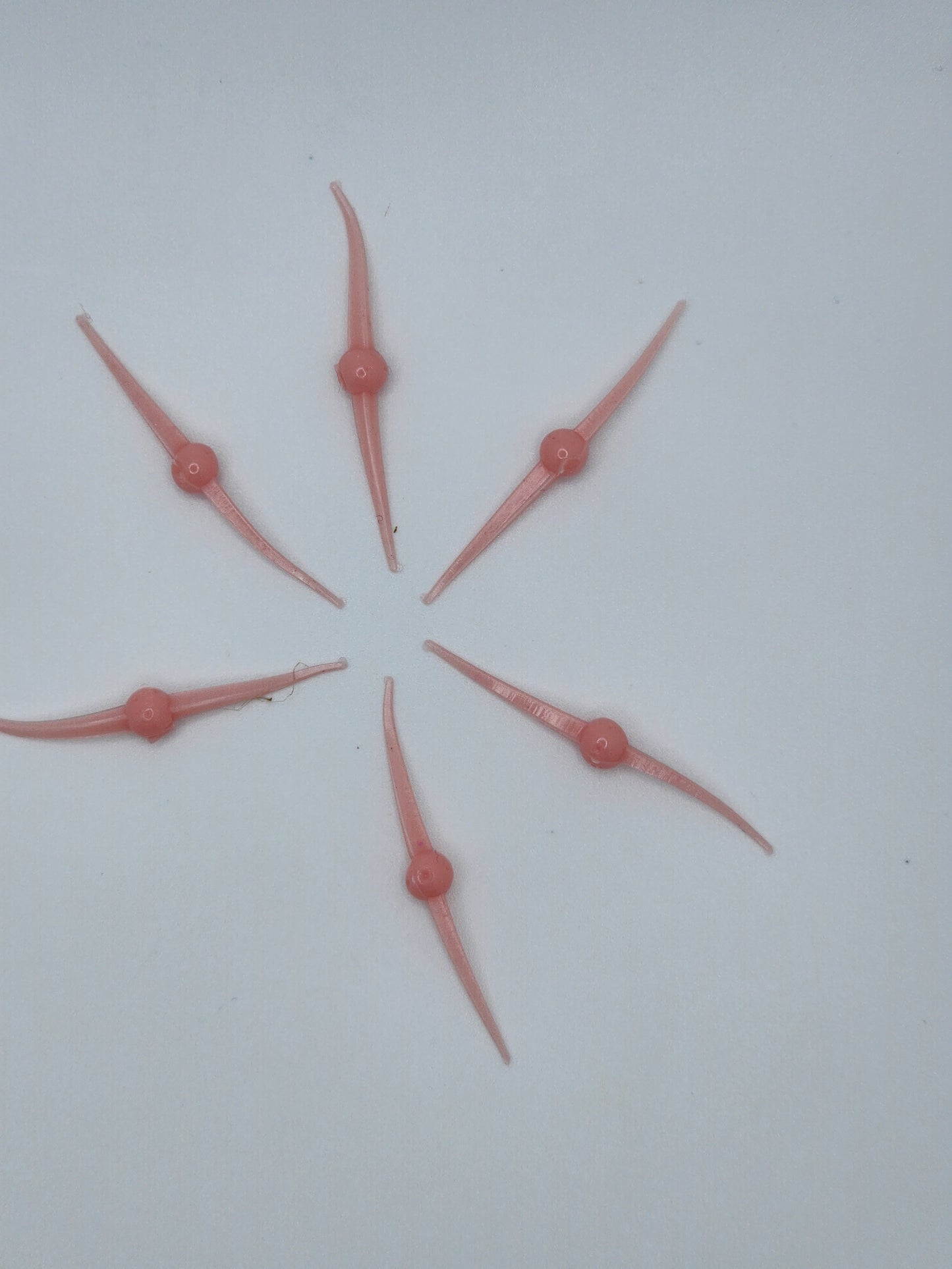 10 pack Mustache Worm, 1.5"